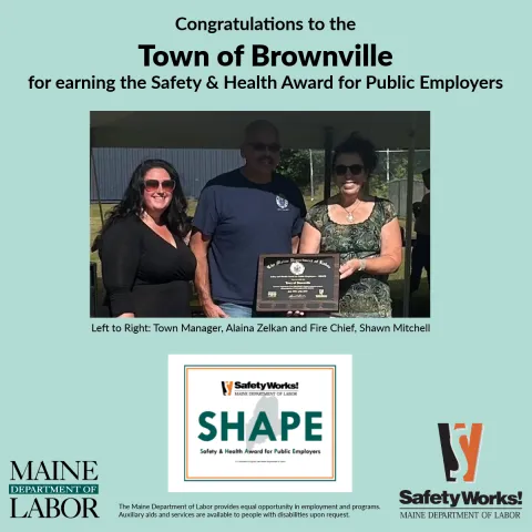 Town of Brownville SHAPE Award
