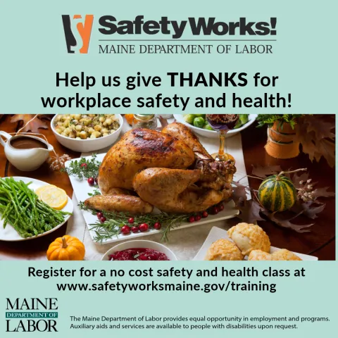 Help us give Thanks for workplace safety and health